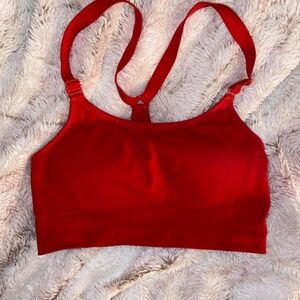 Cherry Red Sports Bra